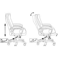 Офисное кресло Бюрократ CH-868N (коричневый Boroko-37) - Превью изображения №6 — Интернет-магазин Time-Shop