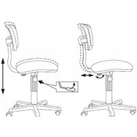 Офисное кресло Бюрократ CH-299NX (черный) - Превью изображения №5 — Интернет-магазин Time-Shop