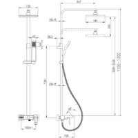 Душевая система  Lemark LM5862CW - Превью изображения №2 — Интернет-магазин Time-Shop