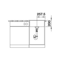 Кухонная мойка Blanco Naya 5 527127 (мягкий белый) - Превью изображения №5 — Интернет-магазин Time-Shop