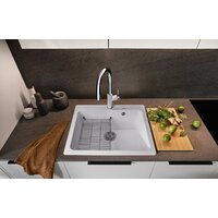 Кухонная мойка Blanco Naya 5 527127 (мягкий белый) - Превью изображения №2 — Интернет-магазин Time-Shop