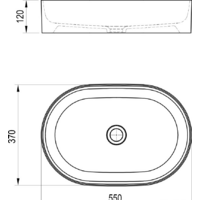 Умывальник Ravak Ceramic Slim O XJX01155001 - Превью изображения №6 — Интернет-магазин Time-Shop