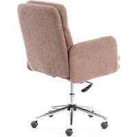Офисное кресло TetChair Dover (хром/букле/коричневый) - Превью изображения №3 — Интернет-магазин Time-Shop