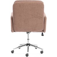 Офисное кресло TetChair Dover (хром/букле/коричневый) - Превью изображения №4 — Интернет-магазин Time-Shop