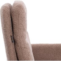 Офисное кресло TetChair Dover (хром/букле/коричневый) - Превью изображения №9 — Интернет-магазин Time-Shop