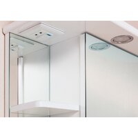  Onika Шкаф с зеркалом Карина 55.01 правый (белый) [205513] - Превью изображения №4 — Интернет-магазин Time-Shop