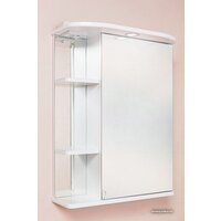  Onika Шкаф с зеркалом Карина 55.01 правый (белый) [205513] - Превью изображения №2 — Интернет-магазин Time-Shop