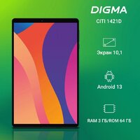 Планшет Digma Citi 1421D 4G 3GB/64GB (серый) - Превью изображения №2 — Интернет-магазин Time-Shop