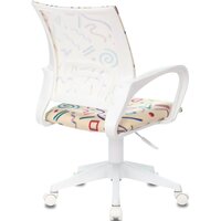 Компьютерное кресло Бюрократ Burokids 1W 1920820 (песочный Sticks 02/пластик белый) - Превью изображения №4 — Интернет-магазин Time-Shop