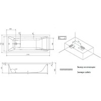 Ванна AM.PM Gem 170x75 W93A-170-075W-A - Превью изображения №9 — Интернет-магазин Time-Shop