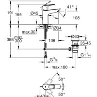 Смеситель Grohe Bauloop 23762001 - Превью изображения №5 — Интернет-магазин Time-Shop