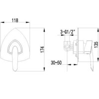 Смеситель Lemark Mars LM3523C - Превью изображения №2 — Интернет-магазин Time-Shop