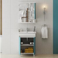  Onika Тумба под умывальник Марви 60 106153 (бирюзовый) - Превью изображения №8 — Интернет-магазин Time-Shop