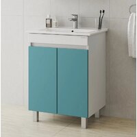  Onika Тумба под умывальник Марви 60 106153 (бирюзовый) - Превью изображения №6 — Интернет-магазин Time-Shop