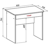 Стол Мебель-класс Форум (белый/дуб сонома) - Превью изображения №3 — Интернет-магазин Time-Shop