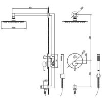 Душевая система  RGW SP-51 - Превью изображения №2 — Интернет-магазин Time-Shop