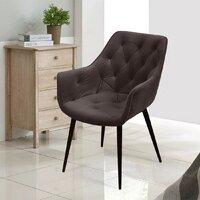 Стул с подлокотниками Ваш день Archi Barkhat 14 (графит) - Превью изображения №4 — Интернет-магазин Time-Shop