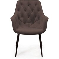 Стул с подлокотниками Ваш день Archi Barkhat 14 (графит) - Превью изображения №2 — Интернет-магазин Time-Shop