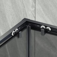 Душевой уголок MaybahGlass MGY-1331-6 (графит матовый стекло/черный) - Превью изображения №4 — Интернет-магазин Time-Shop