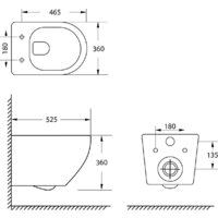 Унитаз подвесной Lauter Vortex 2110830 с кнопкой 219701HD (узкая, хром) - Превью изображения №28 — Интернет-магазин Time-Shop