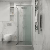 Душевой уголок Niagara Eco NG-1009-14QMT 90x90x190 (хром/стекло матовое) - Превью изображения №4 — Интернет-магазин Time-Shop