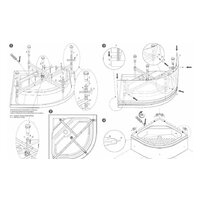 Душевой поддон Метакам Classic V 80x80 АПS_013320 (закругленный) - Превью изображения №3 — Интернет-магазин Time-Shop