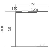  Mixline Шкаф с зеркалом 529940 - Превью изображения №2 — Интернет-магазин Time-Shop
