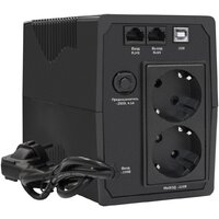 Источник бесперебойного питания ExeGate Power Back BNB-1000.LED.AVR.2SH.RJ.USB - Превью изображения №2 — Интернет-магазин Time-Shop