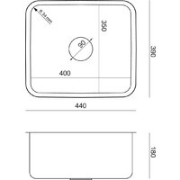 Кухонная мойка Quadron KS1U4035BSDBS - Превью изображения №4 — Интернет-магазин Time-Shop