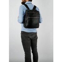 Городской рюкзак Francesco Molinary 356-QSC005-BLK (черный) - Превью изображения №8 — Интернет-магазин Time-Shop