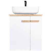  Viant Тумба под умывальник Мюнхен VMUN70NBEL-T2STP (белый) - Превью изображения №2 — Интернет-магазин Time-Shop