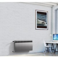 Биметаллический радиатор Royal Thermo BiLiner 500 Silver Satin (8 секций) - Превью изображения №2 — Интернет-магазин Time-Shop