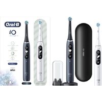 Комплект зубных щеток Oral-B iO 7 Duo (черный/белый) 4210201363040 - Превью изображения №18 — Интернет-магазин Time-Shop