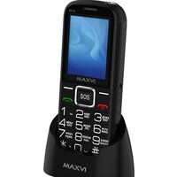 Кнопочный телефон Maxvi B21ds (черный) - Превью изображения №6 — Интернет-магазин Time-Shop