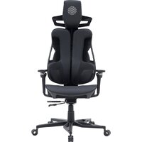 Игровое (геймерское) кресло CACTUS CS-CHR-DUO-BBK (черный кожзам) - Превью изображения №2 — Интернет-магазин Time-Shop