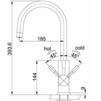Смеситель Franke Eos Clear Water [120.0179.979] - Превью изображения №3 — Интернет-магазин Time-Shop