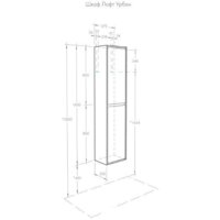  Акватон Шкаф-пенал Лофт Урбан 1A248103LQX60 - Превью изображения №3 — Интернет-магазин Time-Shop