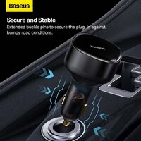 Автомобильное зарядное Baseus Enjoyment Pro 2-in-1 Car Charger C+L 60W C00057802111-02 - Превью изображения №16 — Интернет-магазин Time-Shop