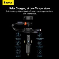 Автомобильное зарядное Baseus Enjoyment Pro 2-in-1 Car Charger C+L 60W C00057802111-02 - Превью изображения №17 — Интернет-магазин Time-Shop
