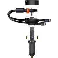 Автомобильное зарядное Baseus Enjoyment Pro 2-in-1 Car Charger C+L 60W C00057802111-02 - Превью изображения №7 — Интернет-магазин Time-Shop