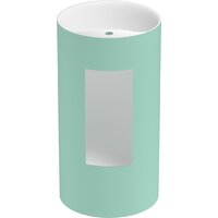 Умывальник Wellsee Chalice Perfection 230627000 (отдельностоящий, с отверстием под смеситель, цвет матовый светло-зеленый/глянцевый белый) - Превью изображения №3 — Интернет-магазин Time-Shop