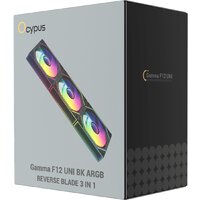 Комплект вентиляторов для корпуса Ocypus Gamma F12 Uni BK ARGB Reverse Blade 3IN1 - Превью изображения №7 — Интернет-магазин Time-Shop