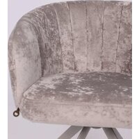 Стул с подлокотниками Мамадома Shelly-R 360 (m04 Grey Beige Lux/капучино) - Превью изображения №9 — Интернет-магазин Time-Shop