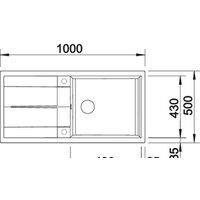 Кухонная мойка Blanco Metra XL 6 S 525931 (черный) - Превью изображения №2 — Интернет-магазин Time-Shop