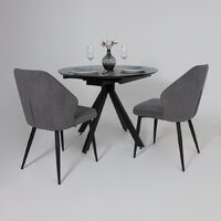 Стул Мамадома Michael (b28 Antracite Lux/черный) - Превью изображения №4 — Интернет-магазин Time-Shop