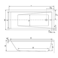 Ванна Excellent Wave 170x75 - Превью изображения №2 — Интернет-магазин Time-Shop