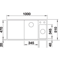 Кухонная мойка Blanco Axia III 6 S (разделочная доска из стекла, кофе) 524662 - Превью изображения №2 — Интернет-магазин Time-Shop