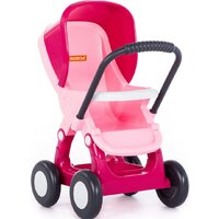 Коляска для кукол Полесье Коляска для кукол Alisa 95220 (розовый) - Превью изображения №4 — Интернет-магазин Time-Shop
