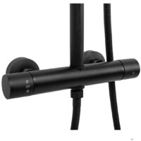 Душевая система  Rea Vincent Black REA-P6600 - Превью изображения №3 — Интернет-магазин Time-Shop