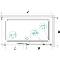 Душевой уголок RGW PA-245B 410824592-14 90x120 (черный/прозрачное стекло) - Превью изображения №2 — Интернет-магазин Time-Shop